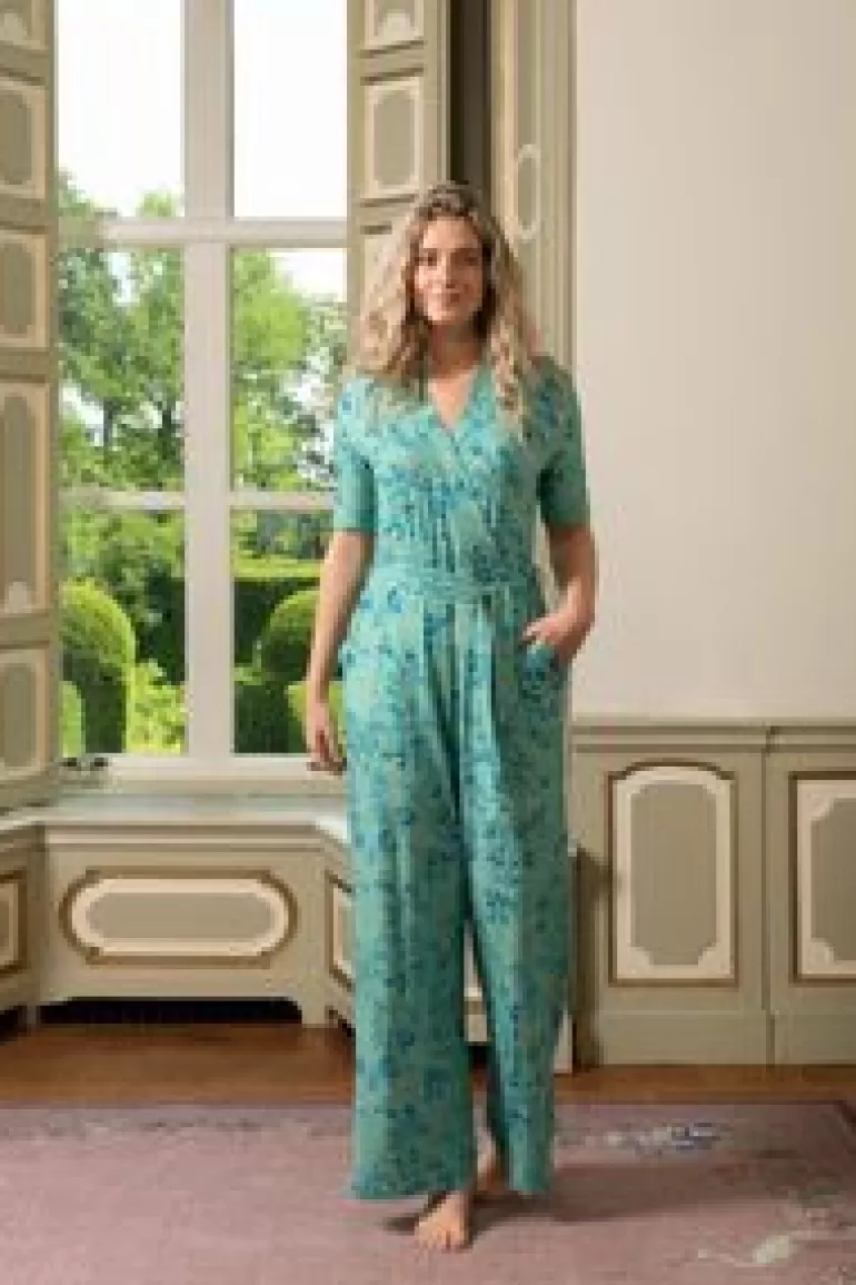 Jumpsuits-Pip Studio Jumpsuit Tokyo Blossom Groen