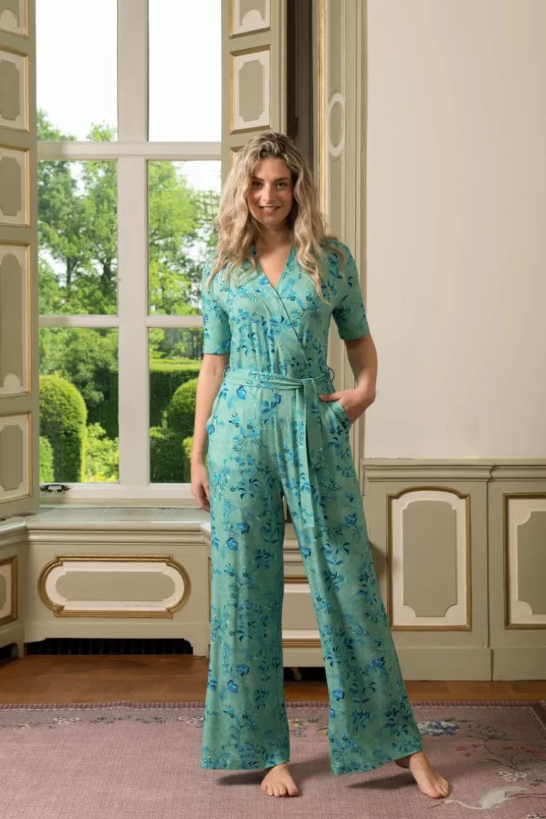 Jumpsuits-Pip Studio Jumpsuit Tokyo Blossom Groen