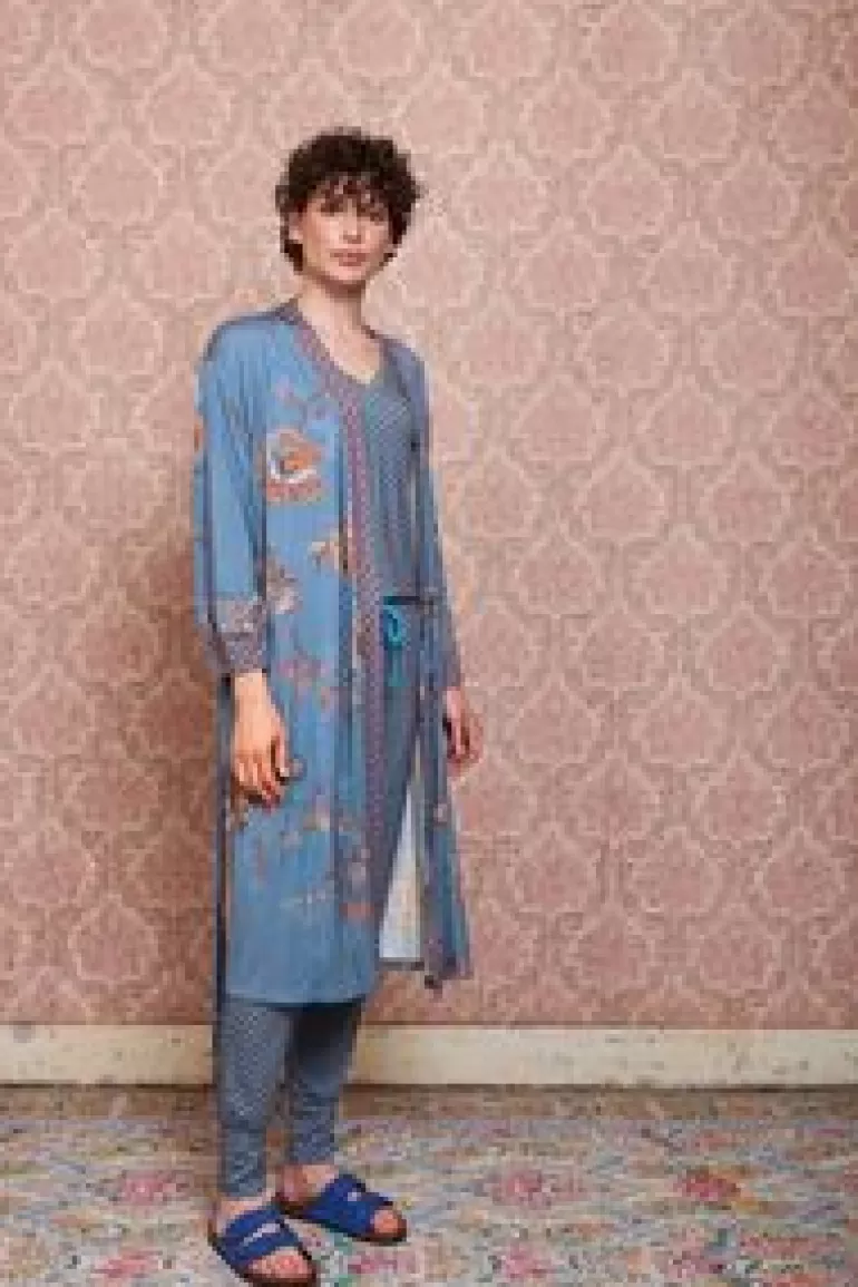 Kimono'S-Pip Studio Kimono Cece Fiore Blauw