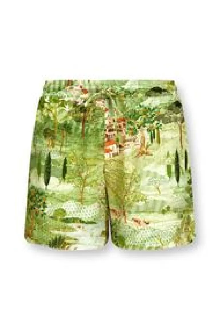 Shorts / Korte Broeken-Pip Studio Korte Broek Toscana Groen