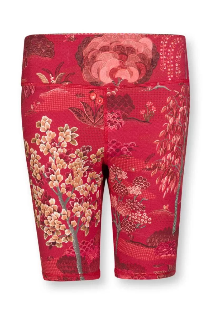 Best Pip Studio Korte Sportbroek Japanese Garden Rood