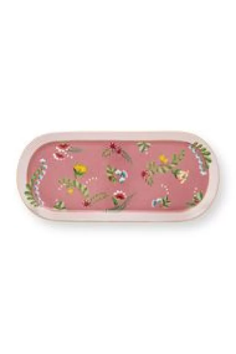 Taartplateaus-Pip Studio La Majorelle Rechthoekige Taartplateau Roze