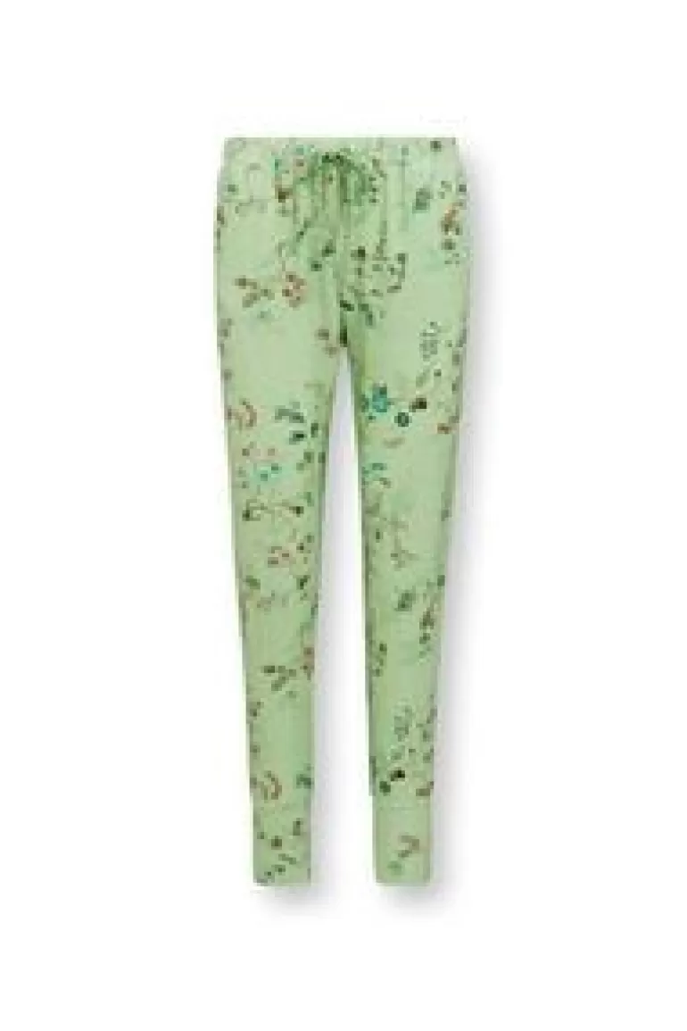 Broeken-Pip Studio Lange Broek Kawai Flower Licht Groen