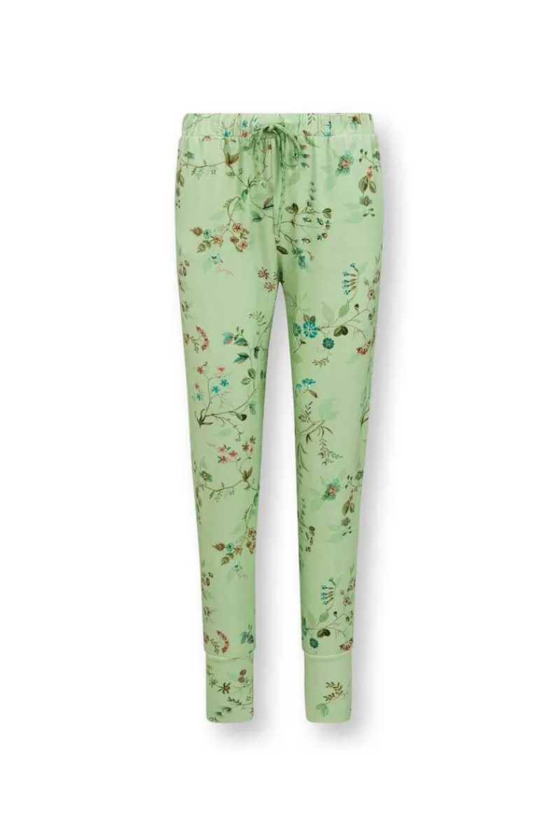 Sale Pip Studio Lange Broek Kawai Flower Licht Groen