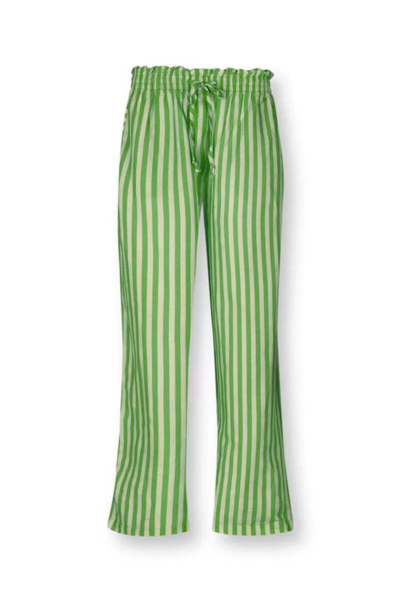 New Pip Studio Lange Broek Sumo Stripe Groen