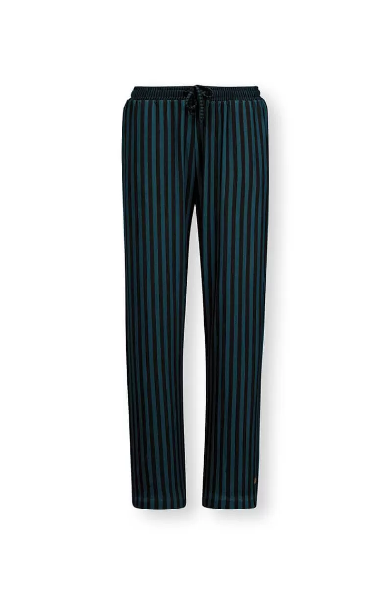 Outlet Pip Studio Lange Broek Sumo Stripe Donker Blauw