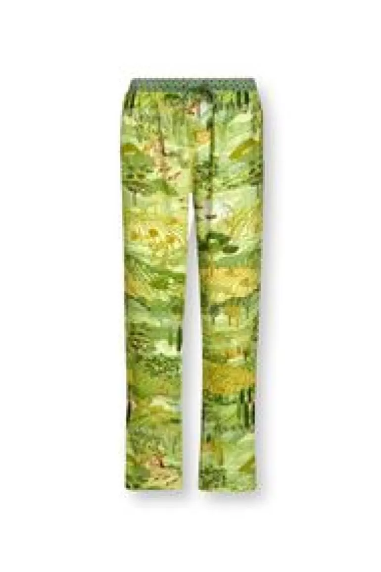 Strandkleding-Pip Studio Lange Broek Toscana Groen