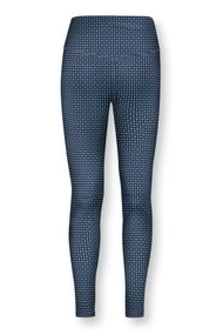 Sportbroeken-Pip Studio Lange Sportlegging Cross Stitch Blauw