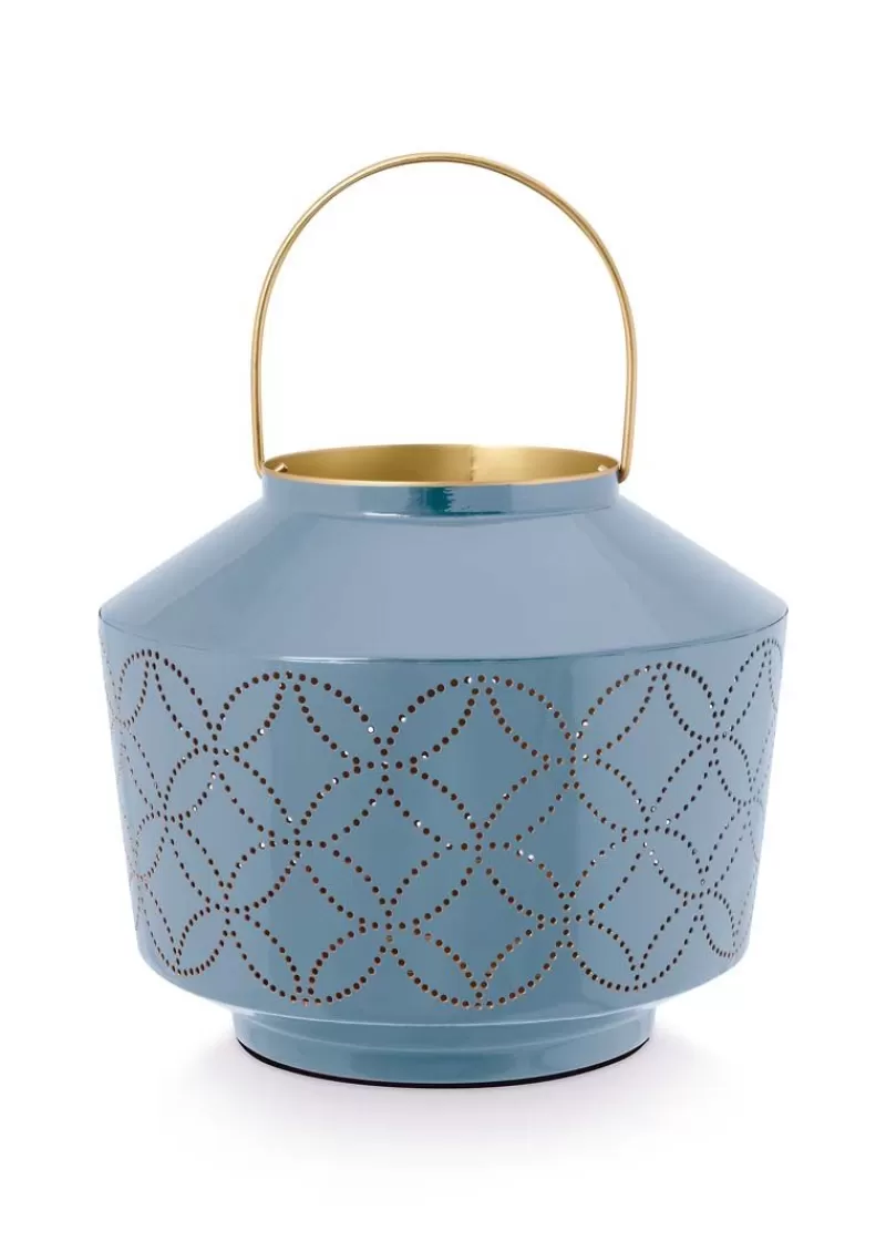 Outlet Pip Studio Lantaarn Geemailleerd Licht 22 Cm Blauw