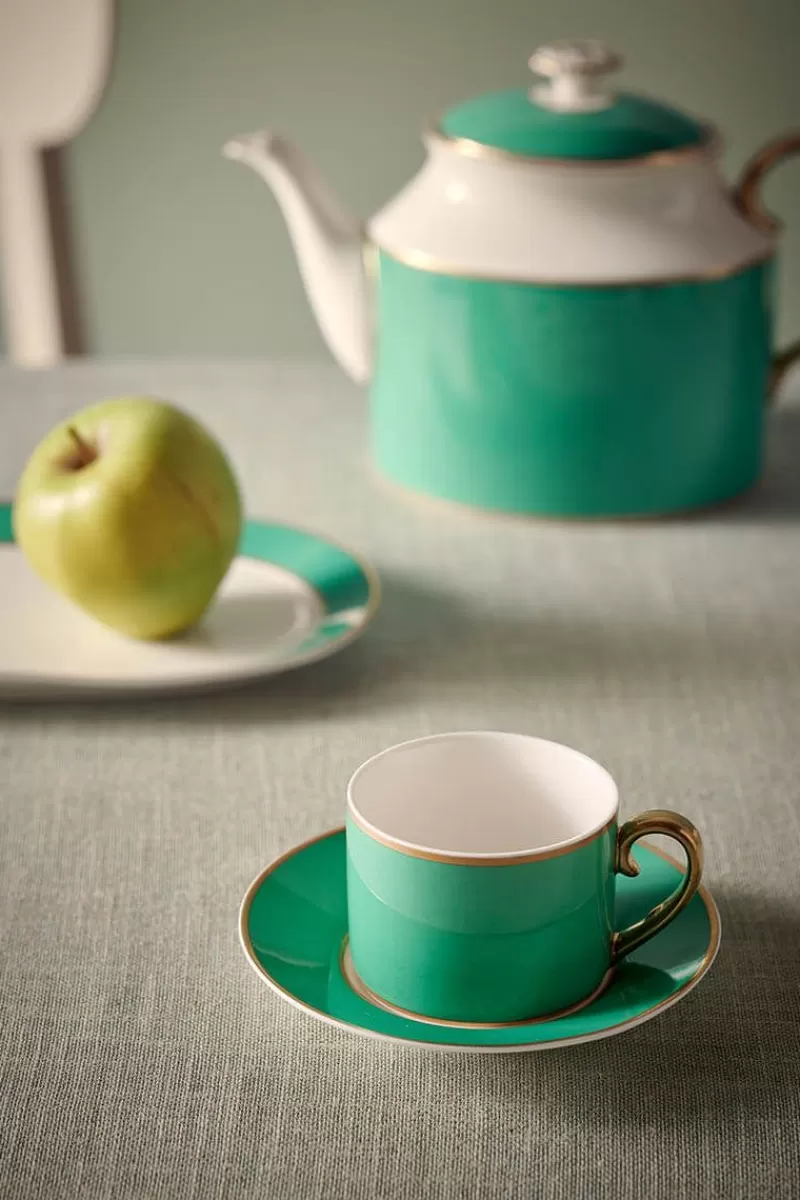 New Pip Studio Pip Chique Cappuccino Kop & Schotel Groen