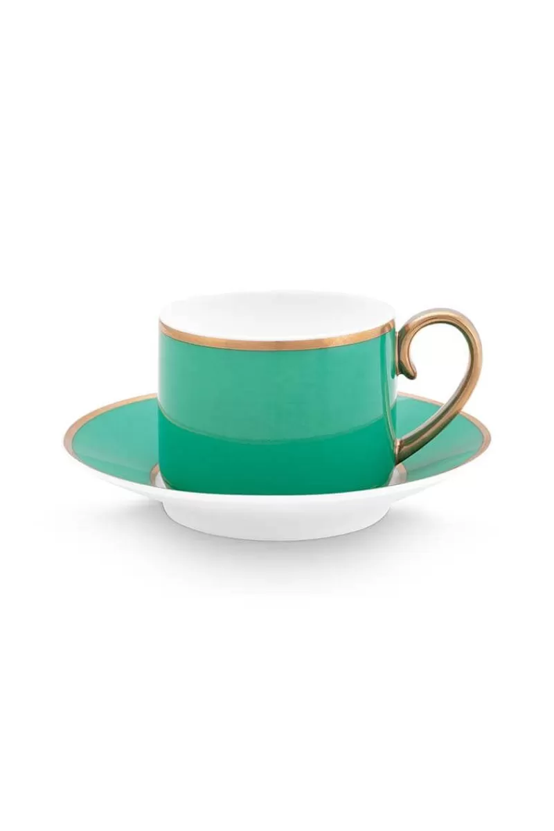 Best Pip Studio Pip Chique Espresso Kop & Schotel Groen