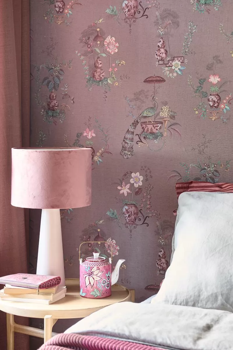 Outlet Pip Studio Chinese Porcelain Vinylbehang Mauve Paars