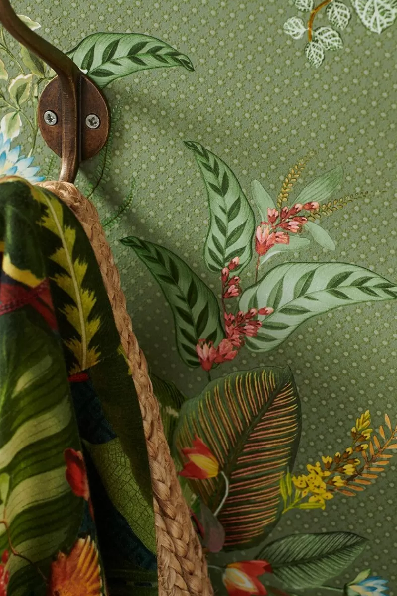 Discount Pip Studio Floris Vliesbehang Groen