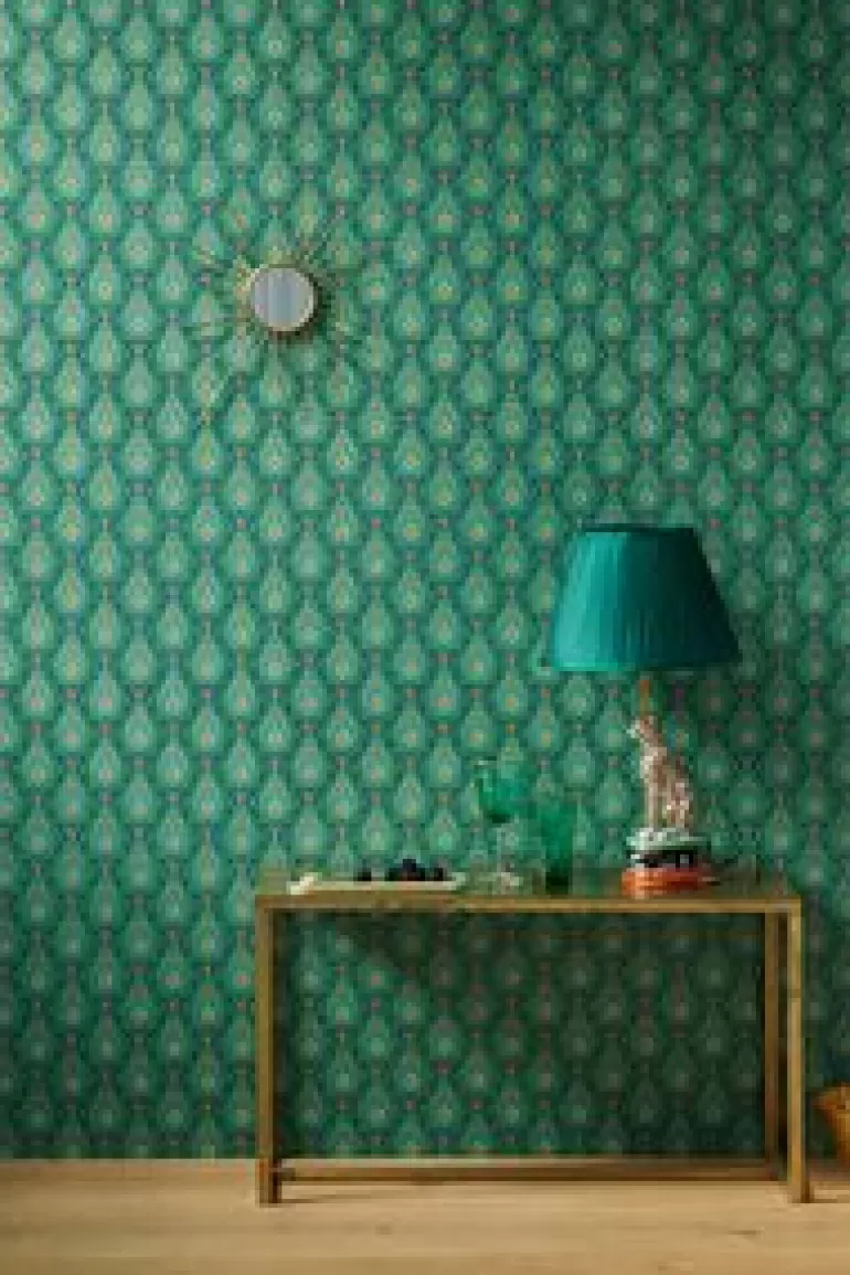 Vliesbehang-Pip Studio Raindrops Vliesbehang Groen