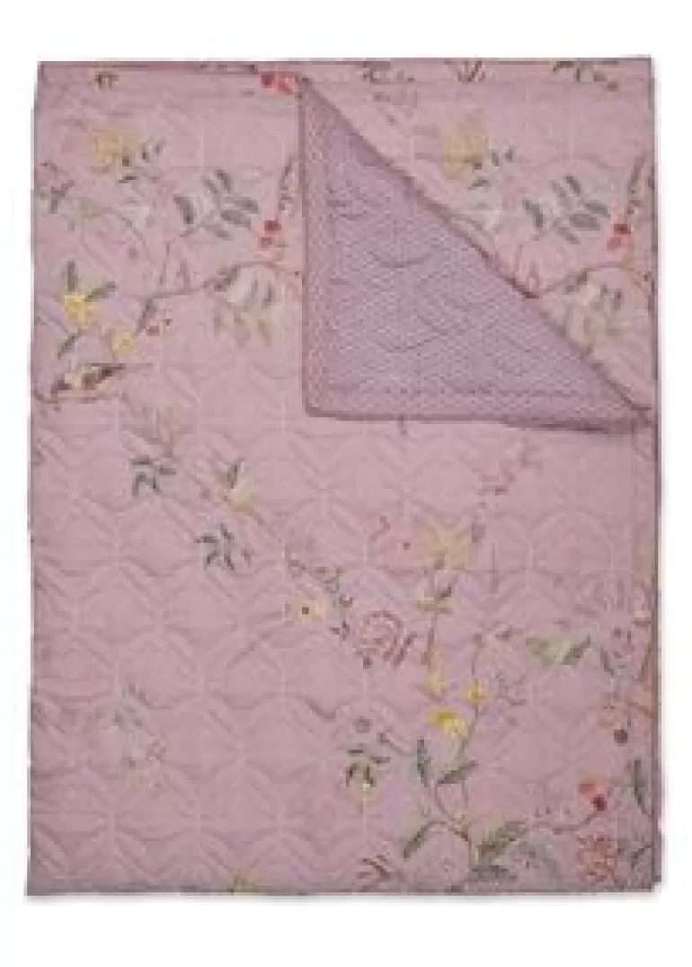 Plaids/Quilts-Pip Studio Quilt Autunno Lila Paars