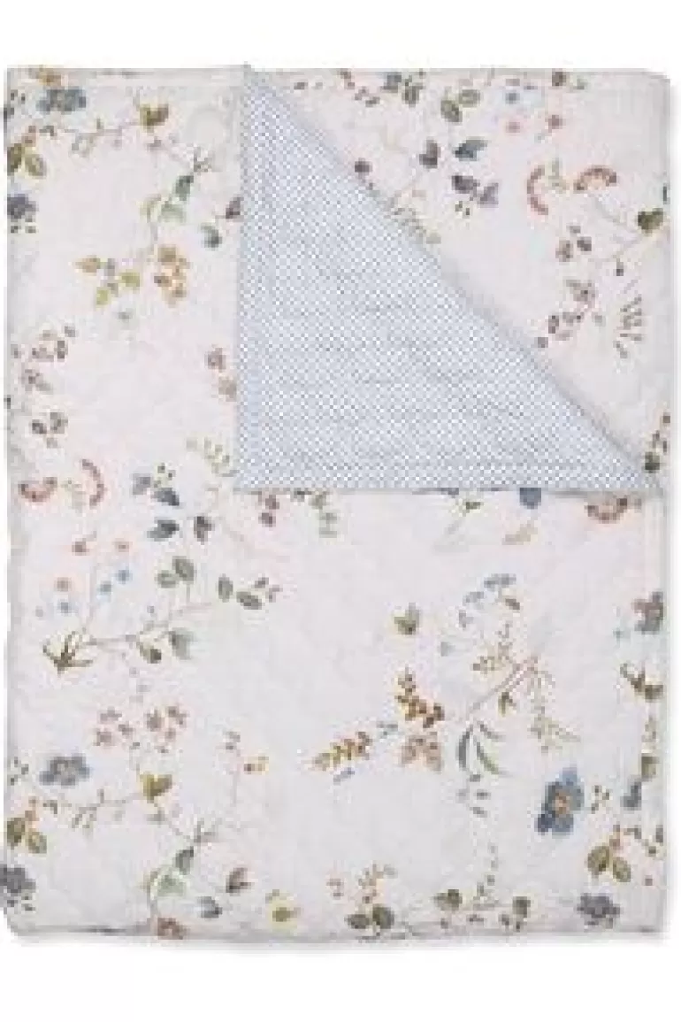 Plaids/Quilts-Pip Studio Quilt Kawai Flower Wit