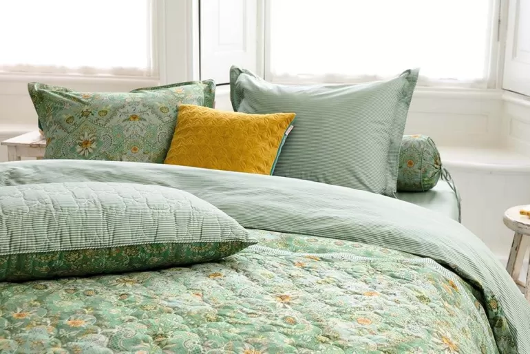 Plaids/Quilts-Pip Studio Quilt Saluti Piccoli Groen