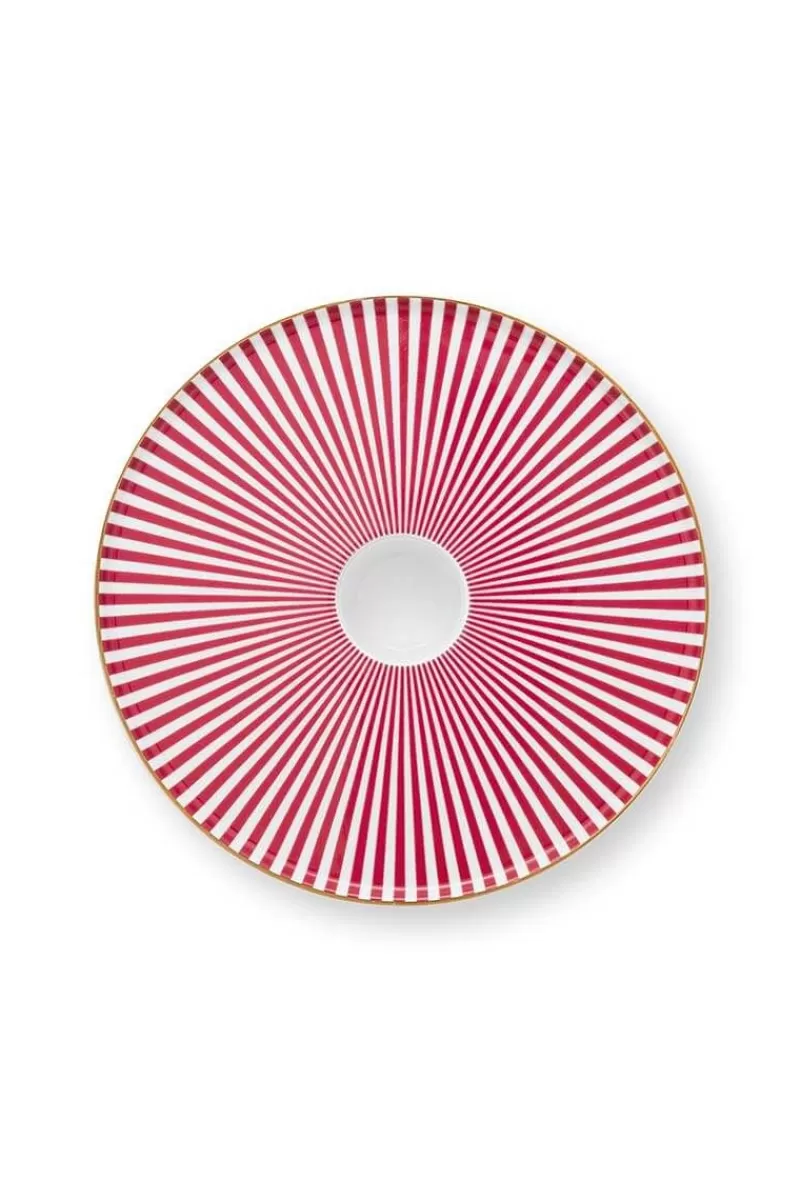 Hot Pip Studio Royal Stripes Kaarshouder 14Cm Roze