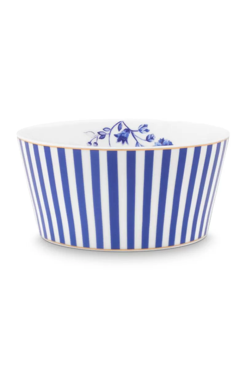 Outlet Pip Studio Royal Stripes Kom 12 Cm Blauw