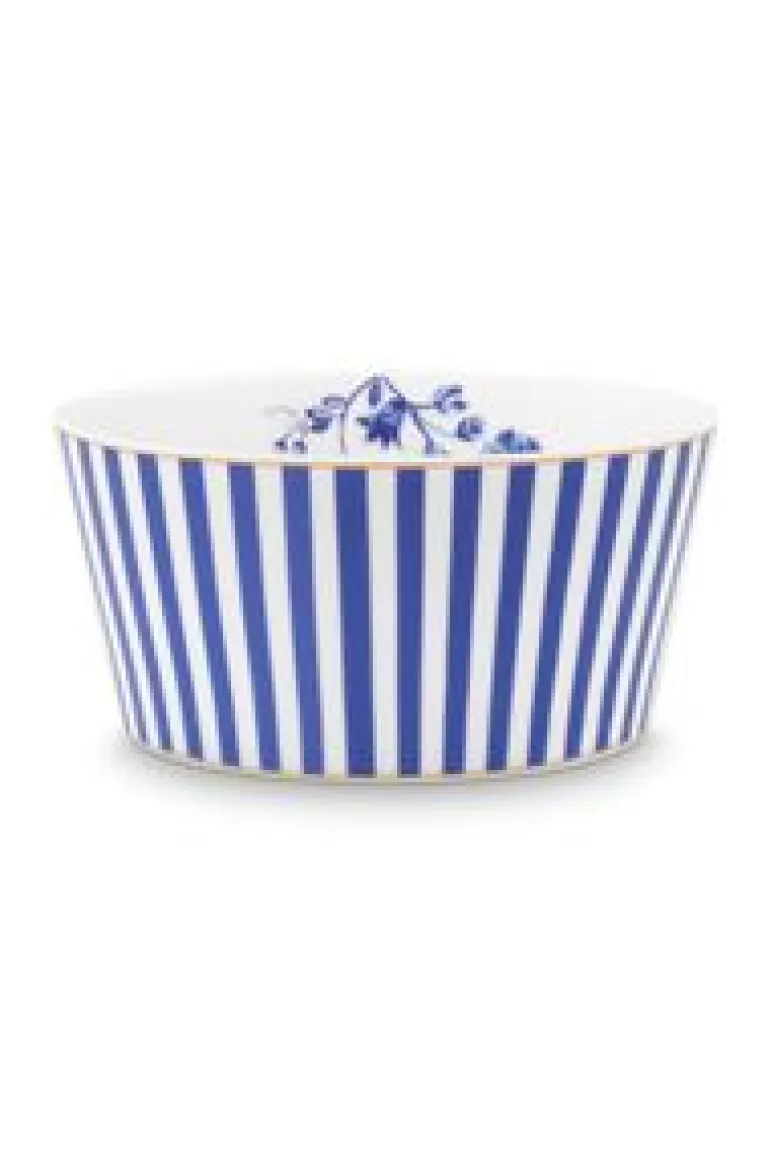 Kommen-Pip Studio Royal Stripes Kom 12 Cm Blauw