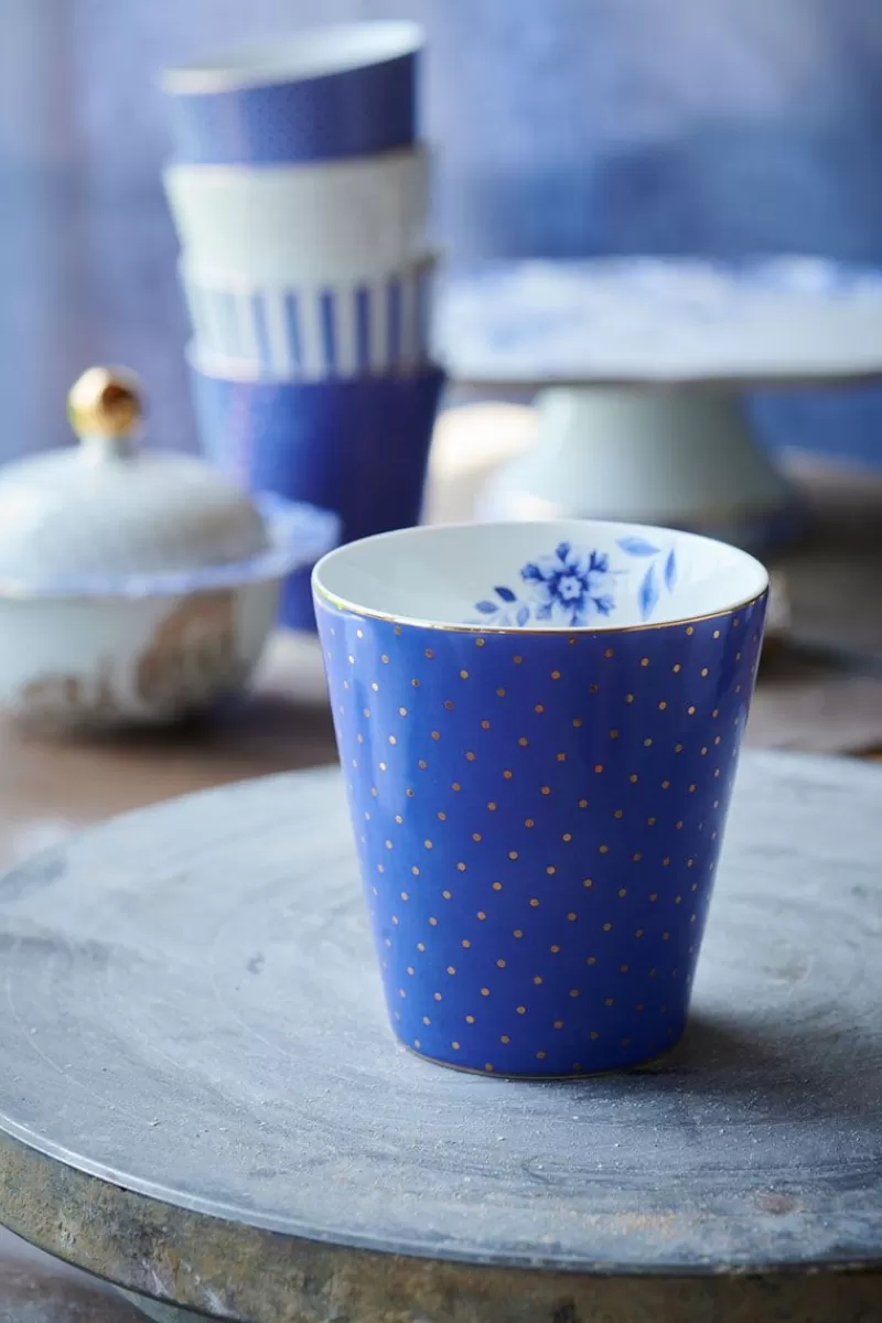 New Pip Studio Royal Stripes Mok Dots Blauw