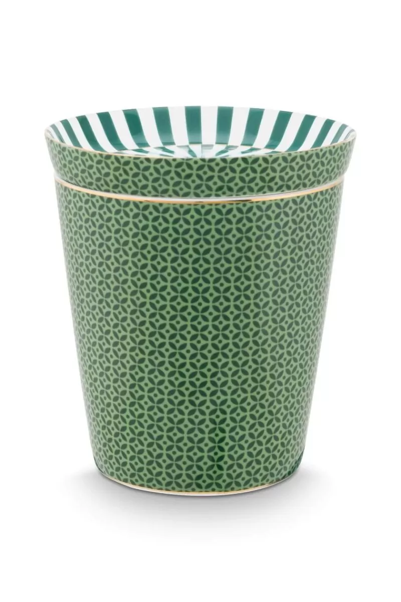 Outlet Pip Studio Royal Stripes Mok Tegels & Theetip Groen