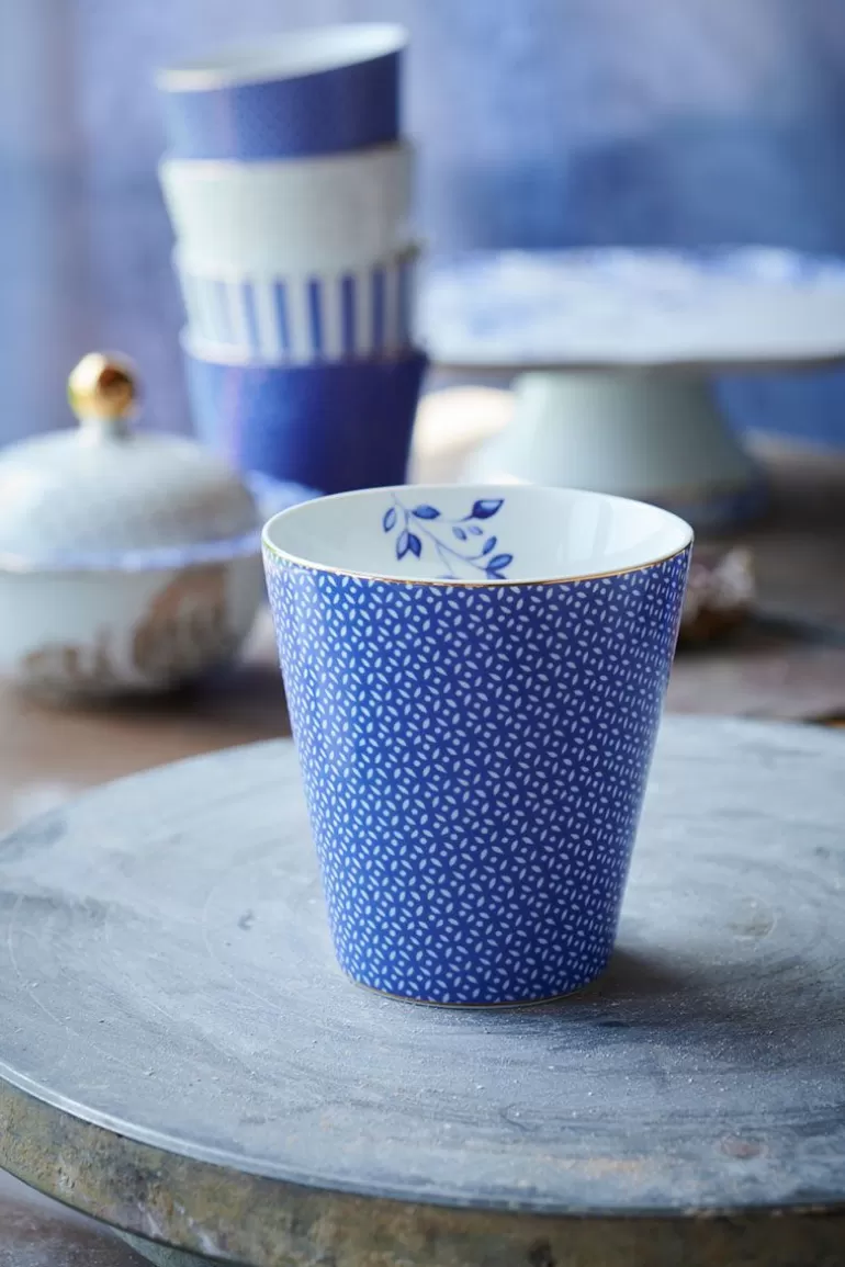 Koffiemokken-Pip Studio Royal Stripes Mok Tiles Blauw