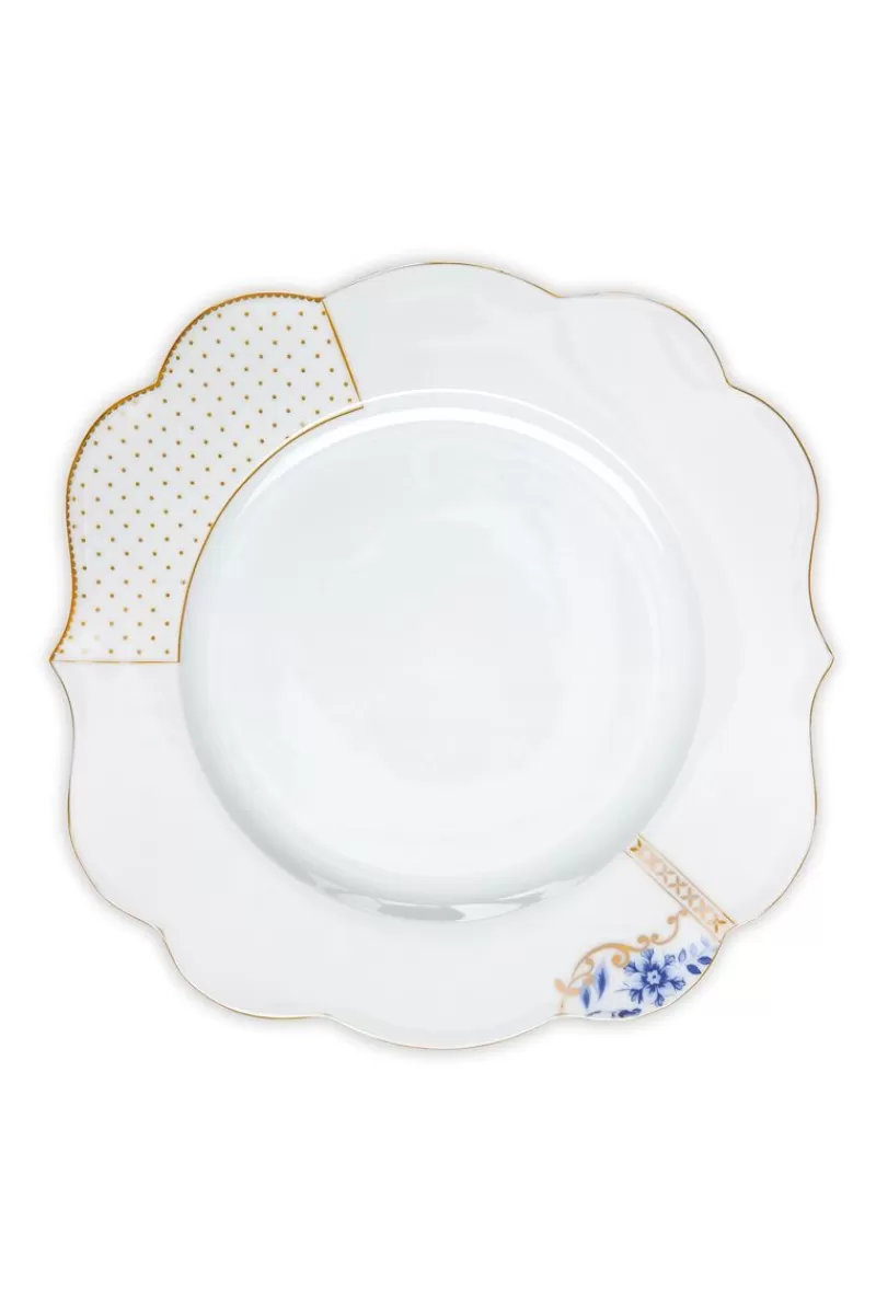 Shop Pip Studio Royal White Dinerbord Golden Dots 28 Cm