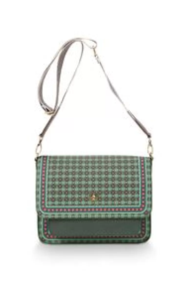 Crossbody Tassen-Pip Studio Schoudertas Clover Groen