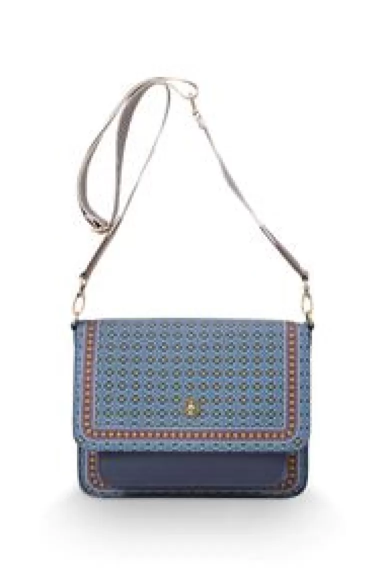 Crossbody Tassen-Pip Studio Schoudertas Clover Blauw