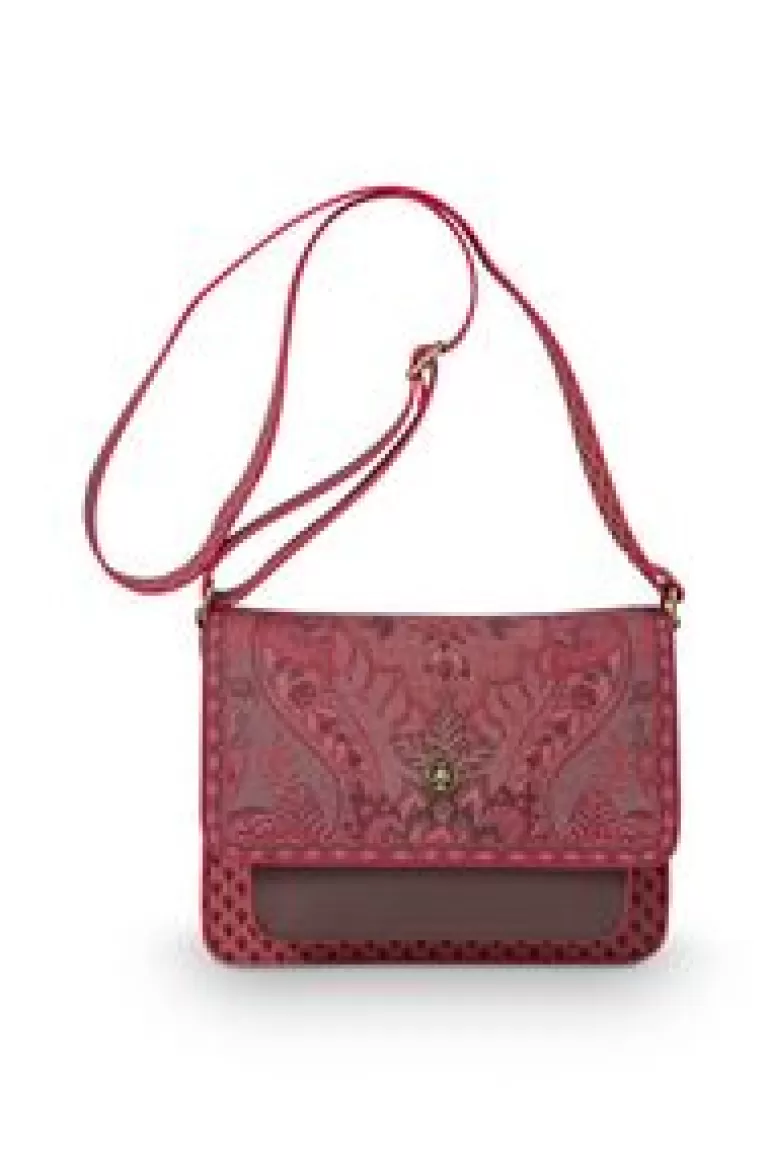 Crossbody Tassen-Pip Studio Schoudertas Kyoto Festival Donker Roze