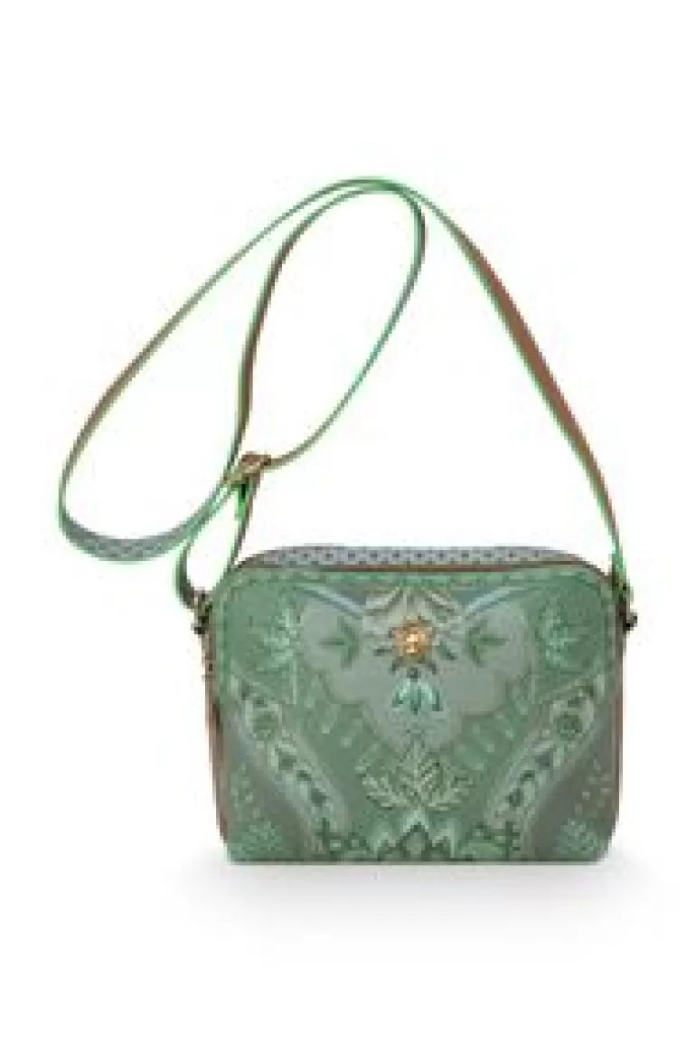 Crossbody Tassen-Pip Studio Schoudertas Medium Kyoto Festival Groen