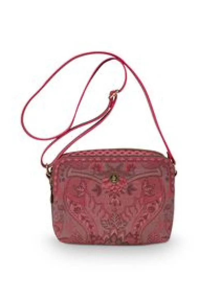 Crossbody Tassen-Pip Studio Schoudertas Medium Kyoto Festival Donker Roze