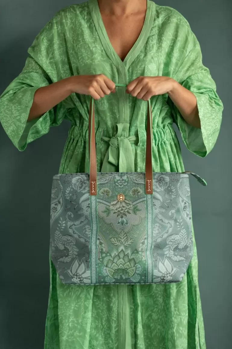 Shoppers-Pip Studio Shopper Medium Kyoto Festival Groen