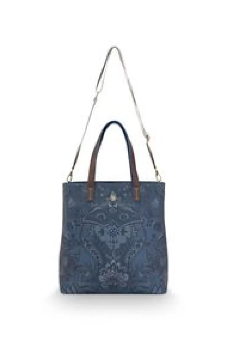 Shoppers-Pip Studio Shopper Vierkant Kyoto Festival Blauw