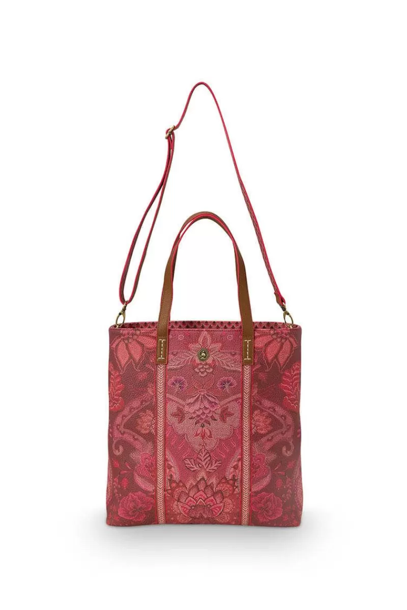 Best Sale Pip Studio Shopper Vierkant Kyoto Festival Donker Roze