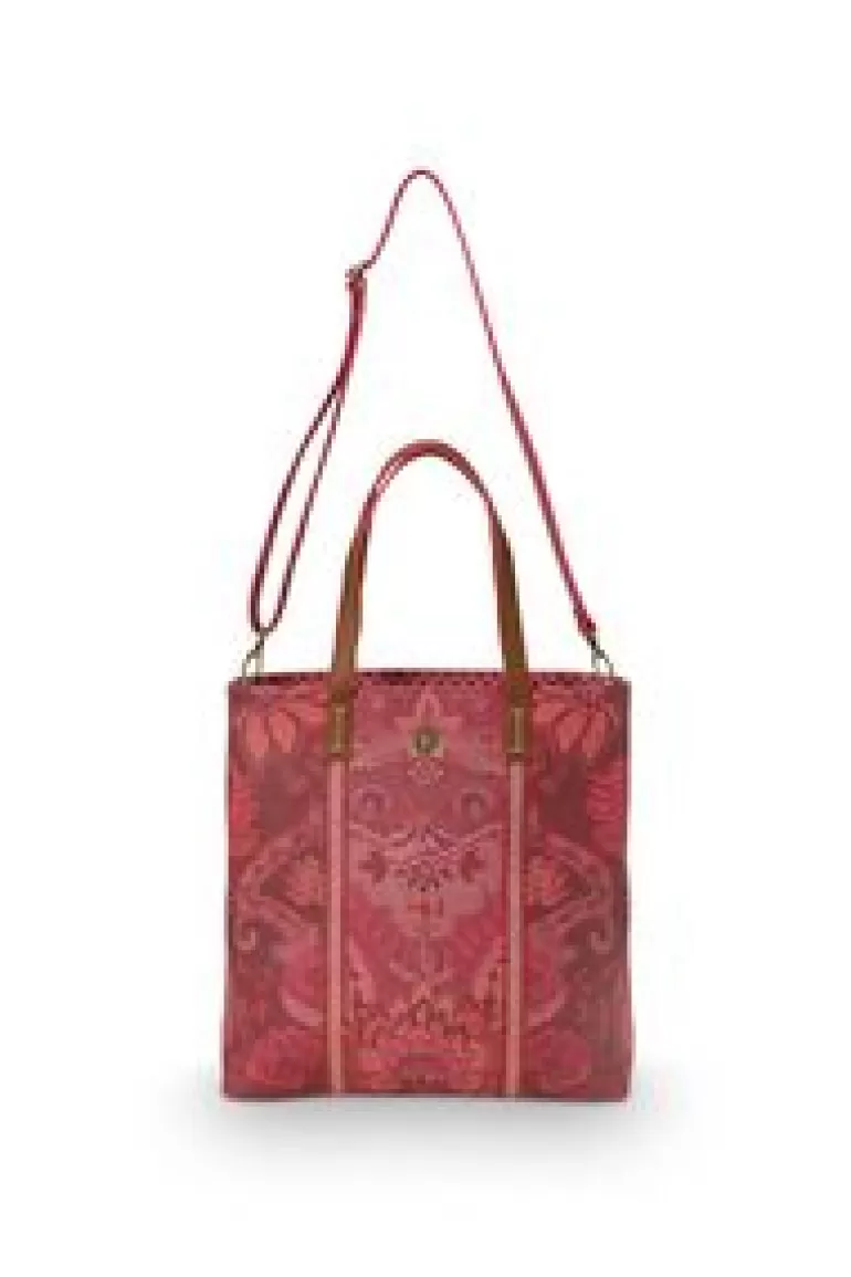 Shoppers-Pip Studio Shopper Vierkant Kyoto Festival Donker Roze