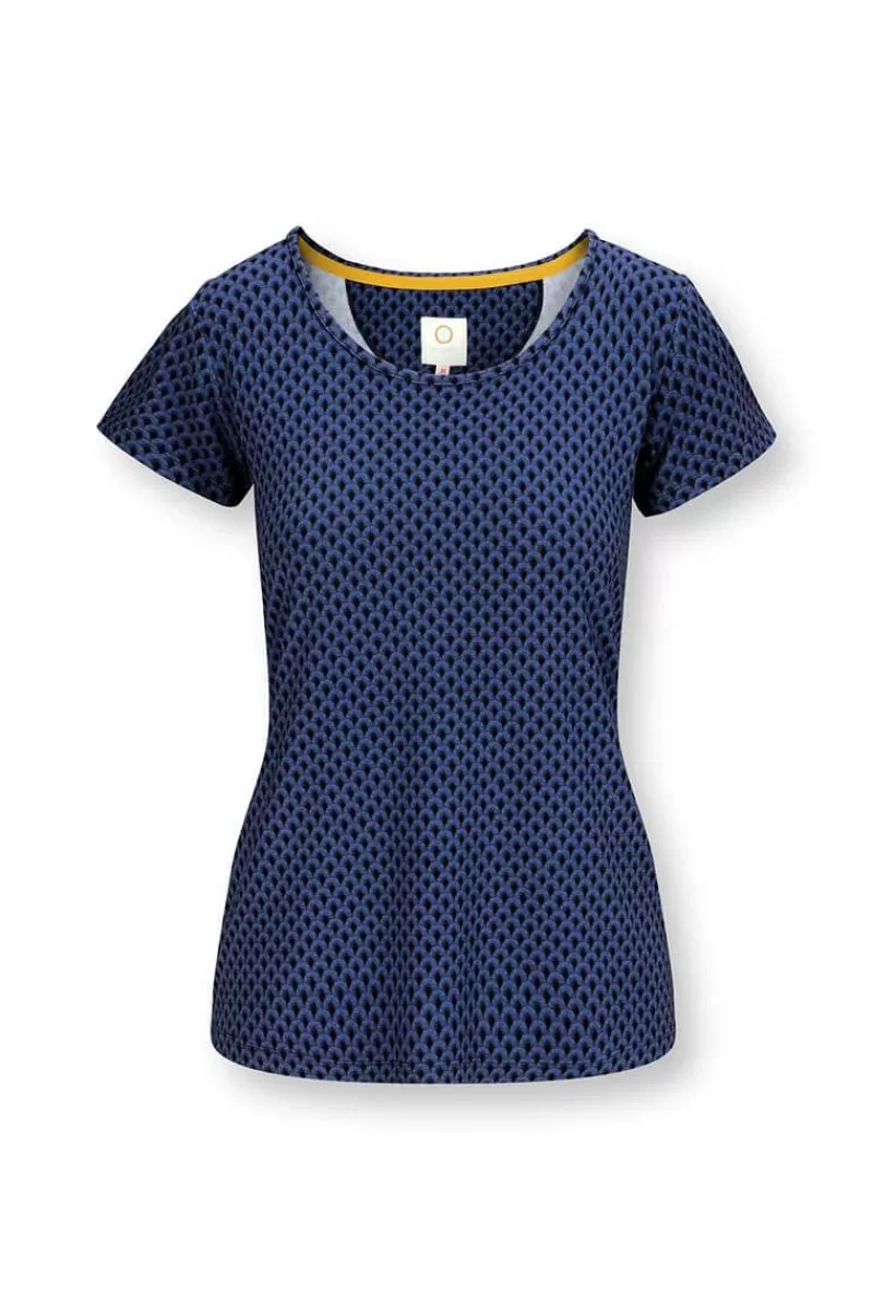 Shop Pip Studio Sport Top Korte Mouw Suki Kobalt Blauw