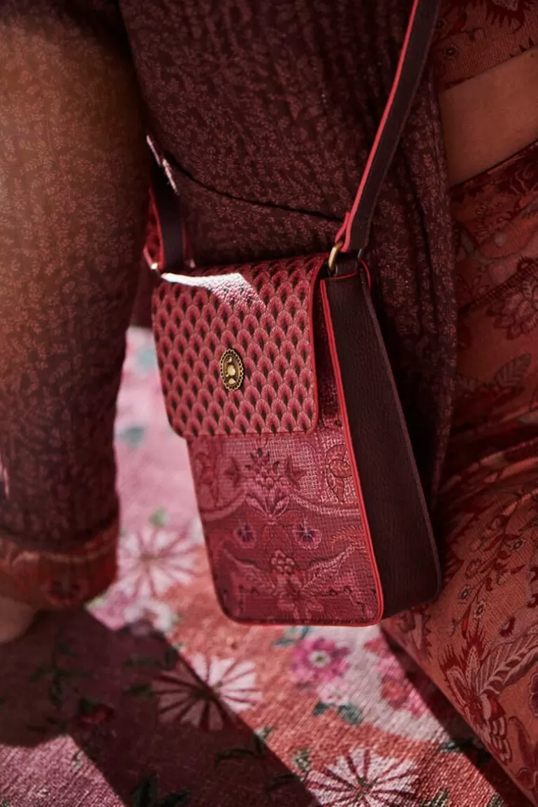 Crossbody Tassen-Pip Studio Telefoontas Kyoto Festival Donker Roze