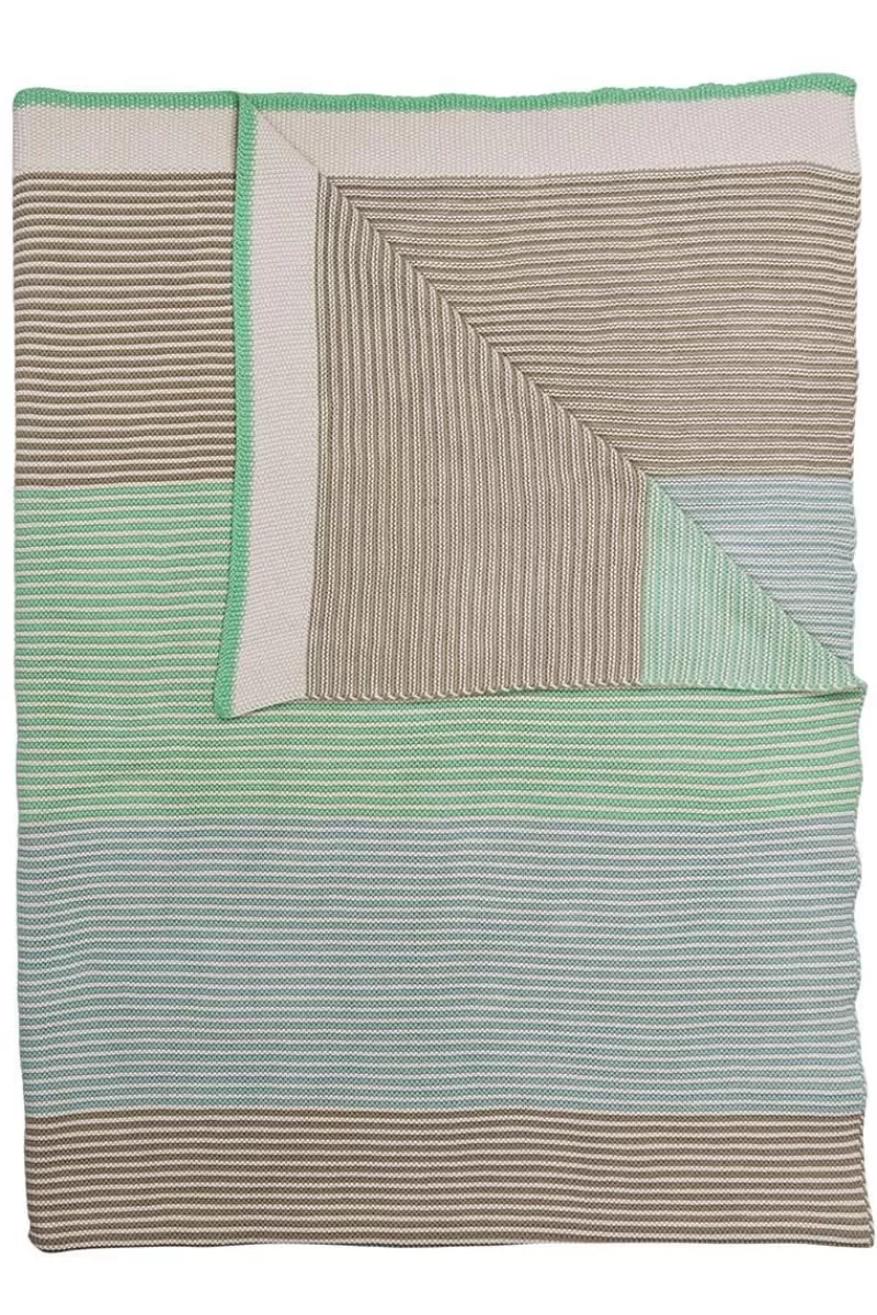 Online Pip Studio Throw Blockstripe Licht Groen