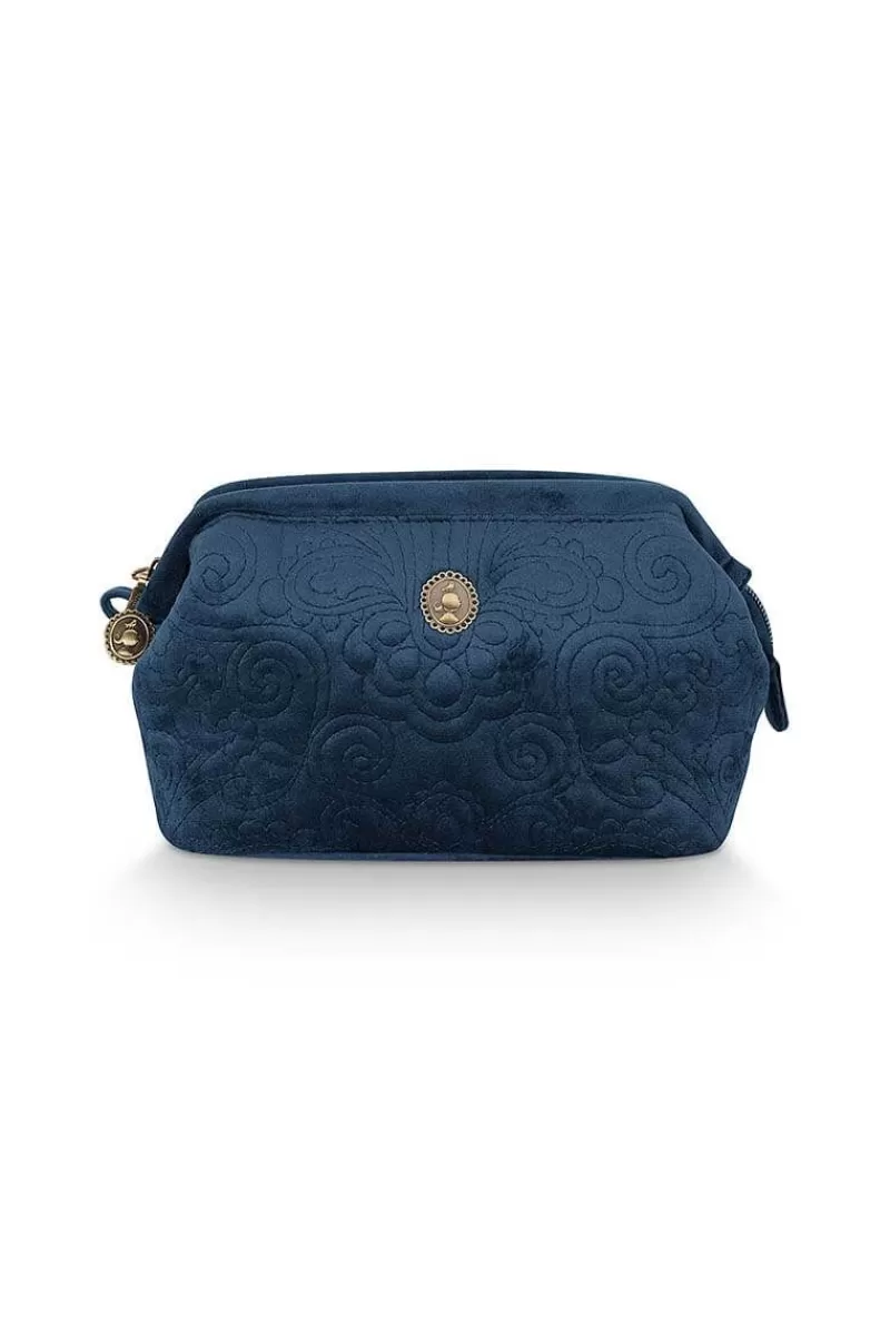 Outlet Pip Studio Toilettas Buidel Klein Velvet Quiltey Days Blauw