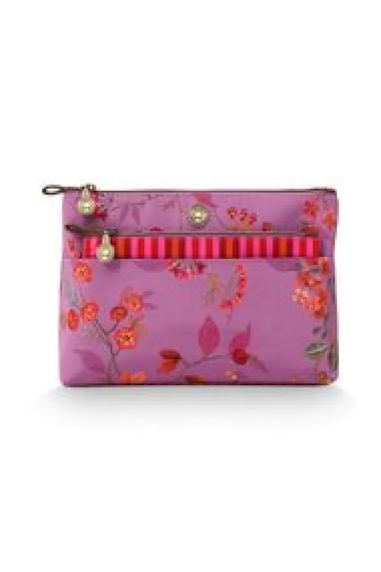 Beauty Cases-Pip Studio Toilettas Kawai Flower Combi Fuchsia