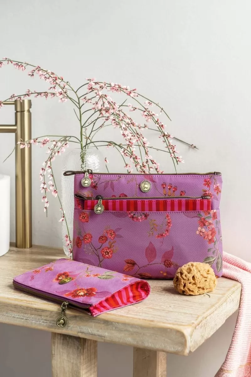 Flash Sale Pip Studio Toilettas Kawai Flower Combi Fuchsia