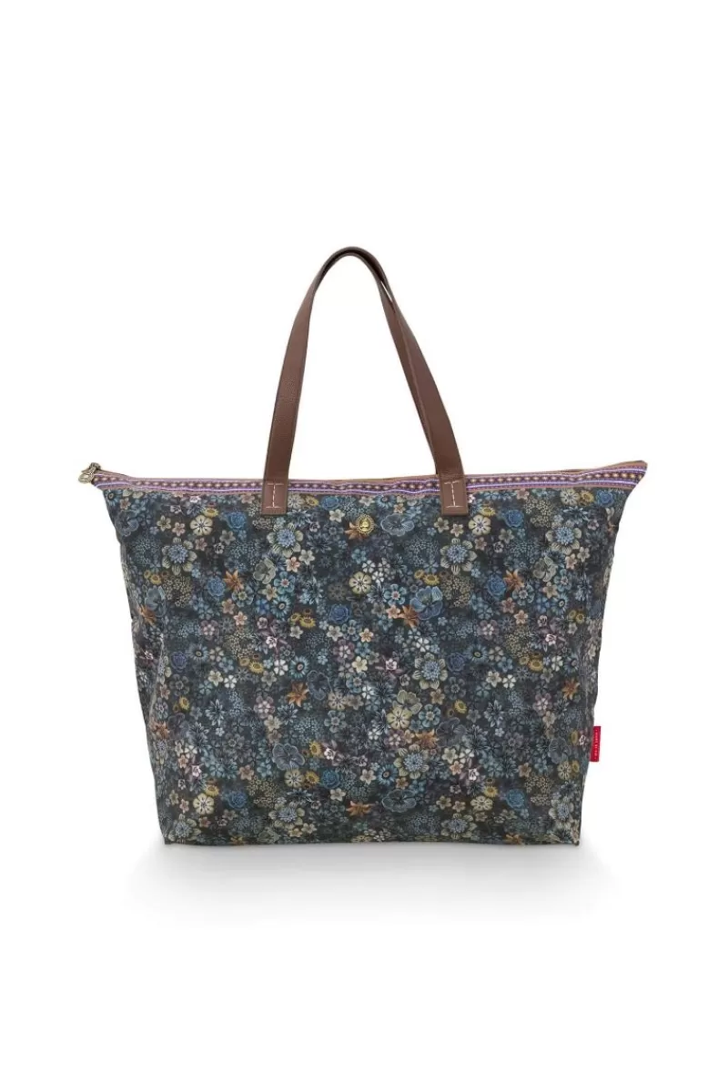 Flash Sale Pip Studio Tote Bag Tutti I Fiori Blauw