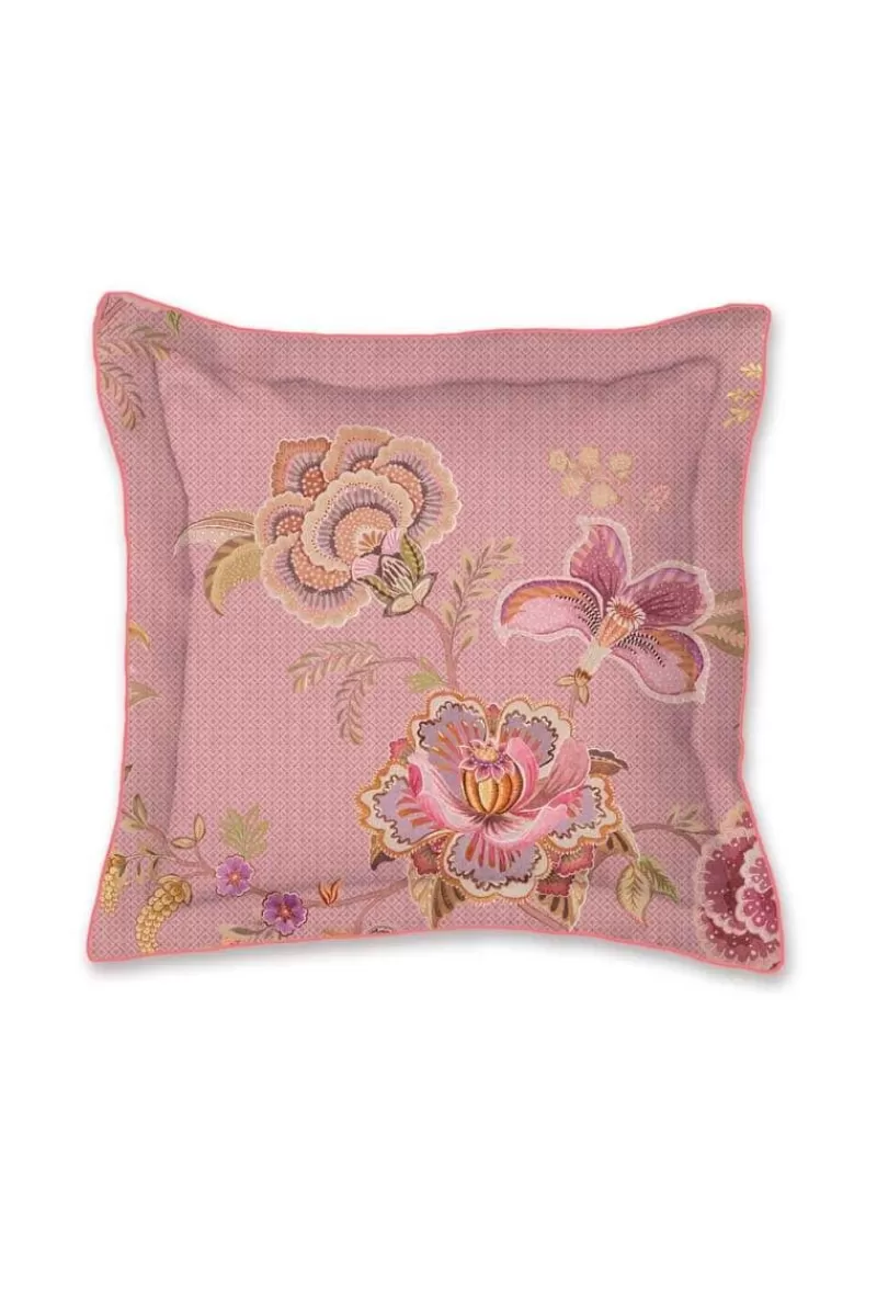 Outlet Pip Studio Vierkant Sierkussen Cece Fiore Roze