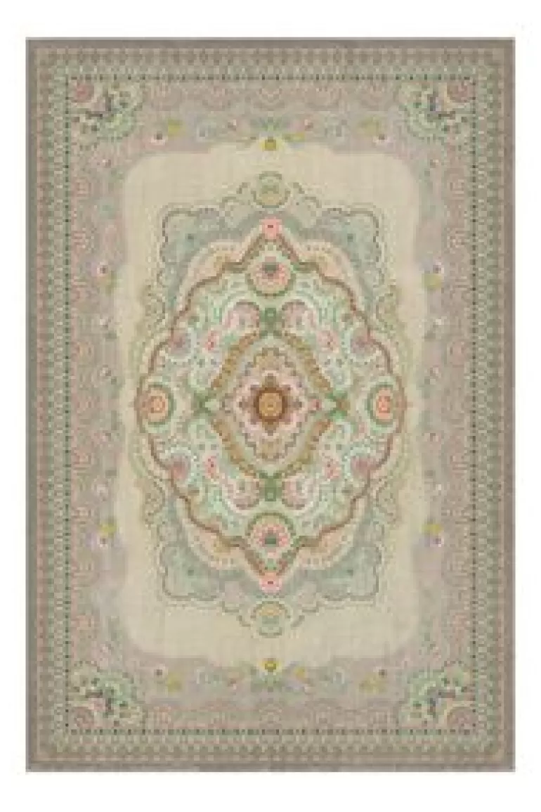 Rechthoekige Vloerkleden-Pip Studio Vloerkleed Majorelle By Pip Pastel Khaki