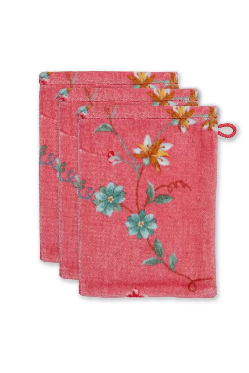 Cheap Pip Studio Washandje Set/3 Les Fleurs 16X22 Cm Roze