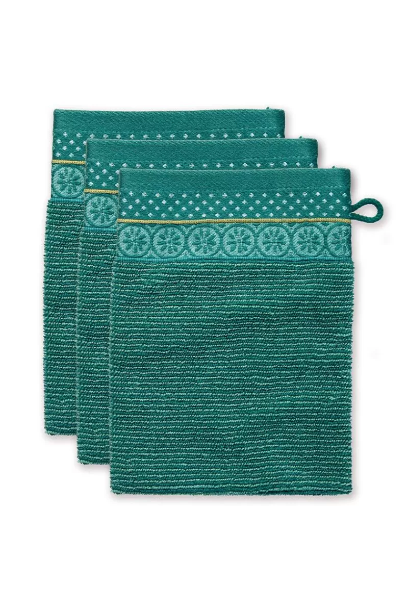 Online Pip Studio Washandje Set/3 Soft Zellige 16X22 Cm Groen