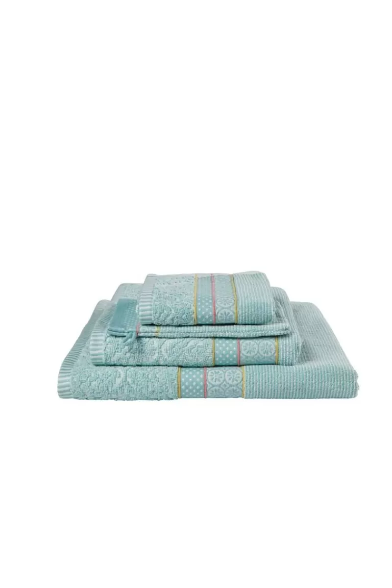 Outlet Pip Studio Washandje Set/3 Soft Zellige Blue 16X22 Cm Blauw