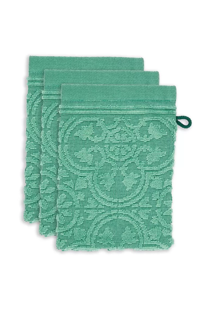 Cheap Pip Studio Washandje Set/3 Tile De Pip 16X22 Cm Groen